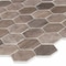 Msi Driftwood Hexagon 11.02 In. X 12.76 In. X 6 Mm Glass Mesh-Mounted Mosaic Tile, 15PK ZOR-MD-0120 - alternate 2